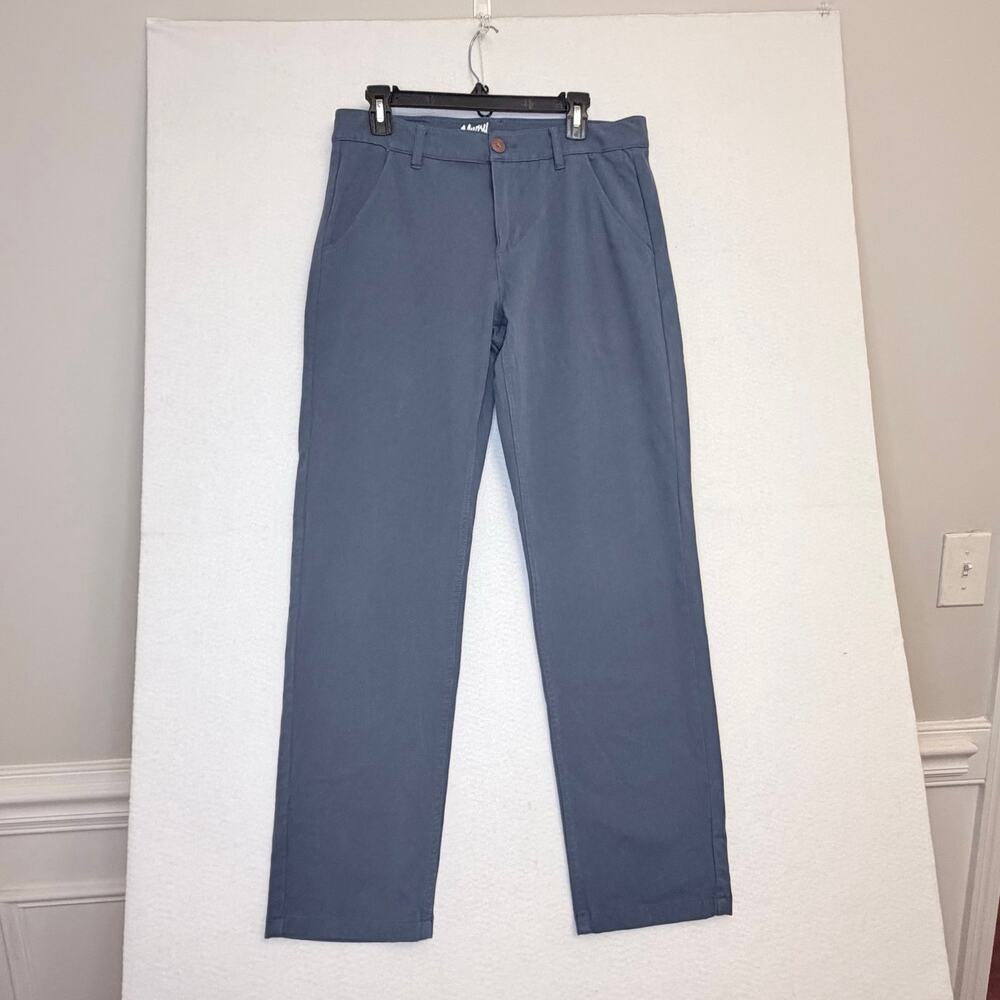 Mugsy Real Teals Men’s Stretch Chino Pants Blue 32x30 Fall